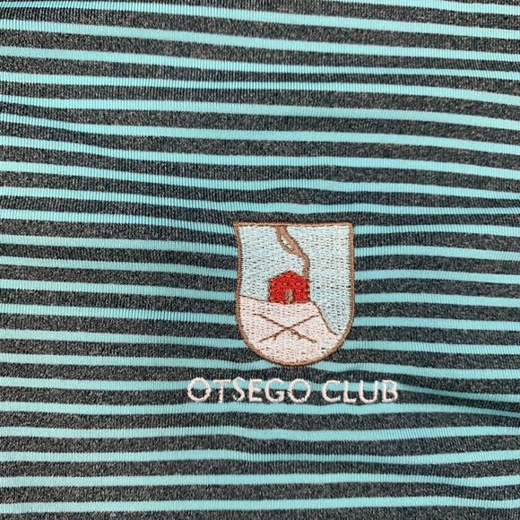 Under Armour Polo Shirt Mens L Large Multi Striped Loose HeatGear Otsego Club - Picture 4 of 11